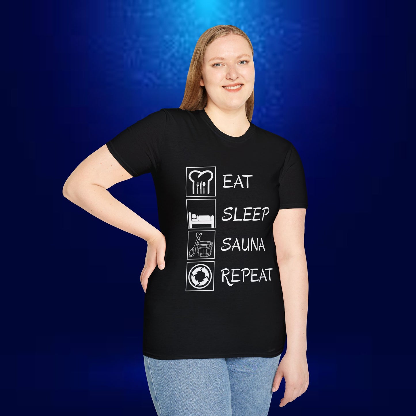 Eat, Sleep, Sauna, Repeat T-Shirt