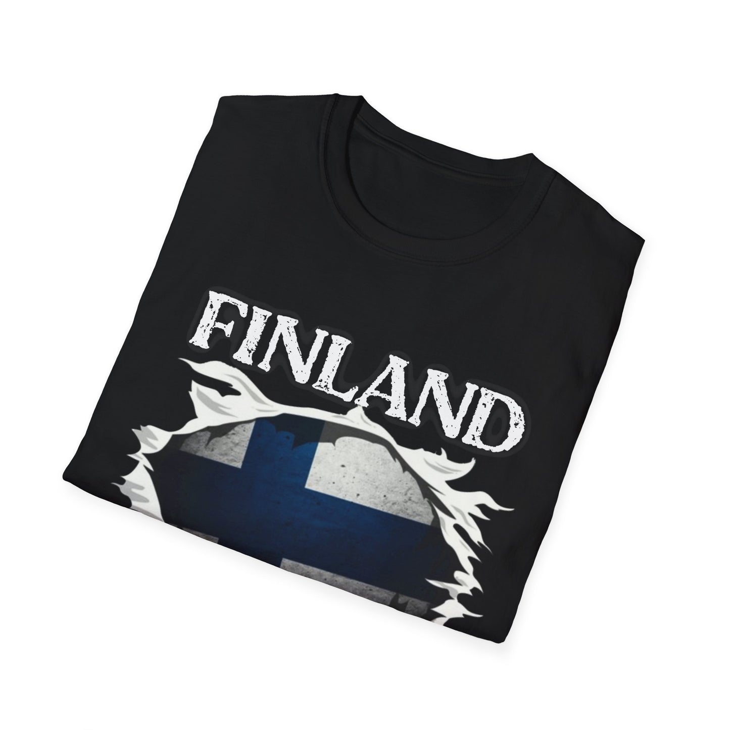 Finland 3D Effect Desgin Unisex T-Shirt