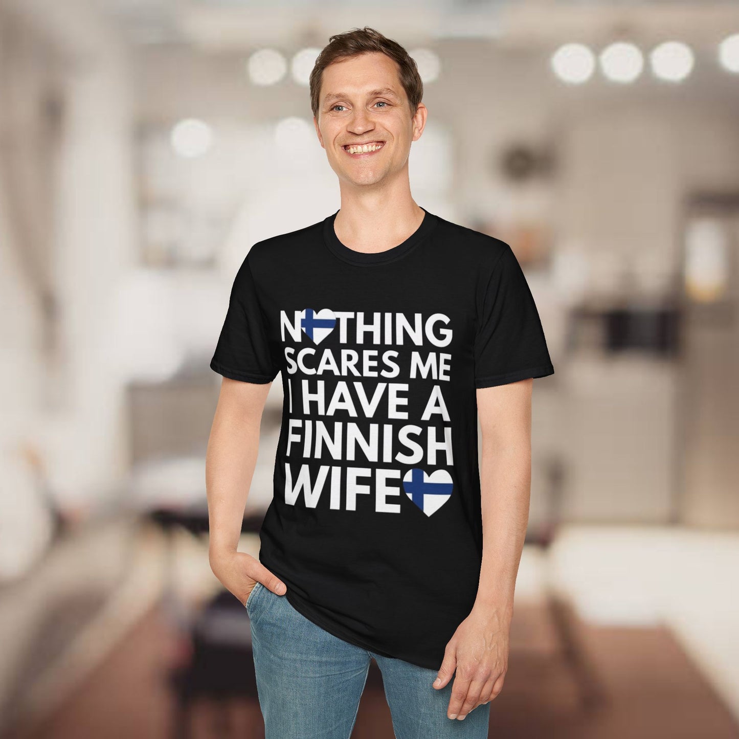 Nothing scares me I have a Finnish Wife T-Shirt