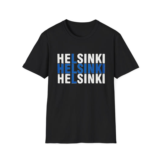 Hesinki - Finland flag Unisex T-Shirt