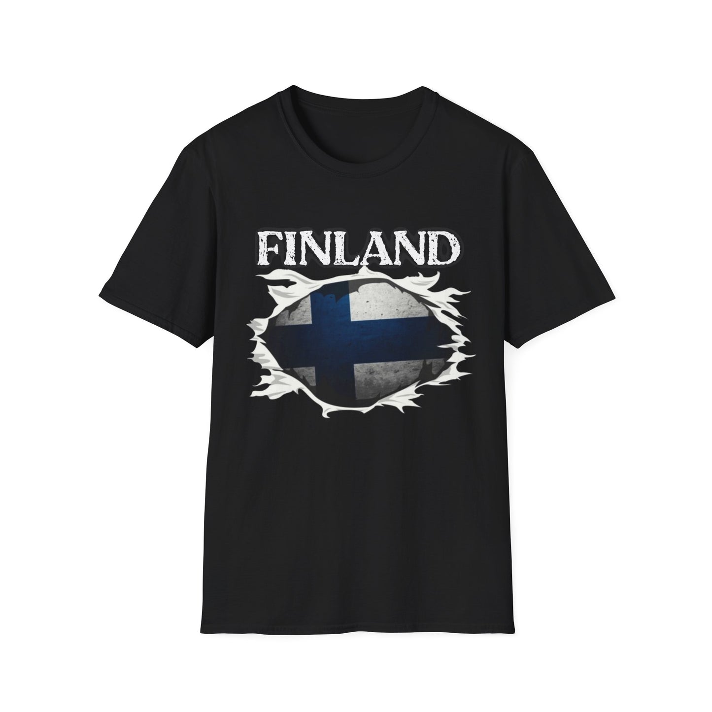 Finland 3D Effect Desgin Unisex T-Shirt