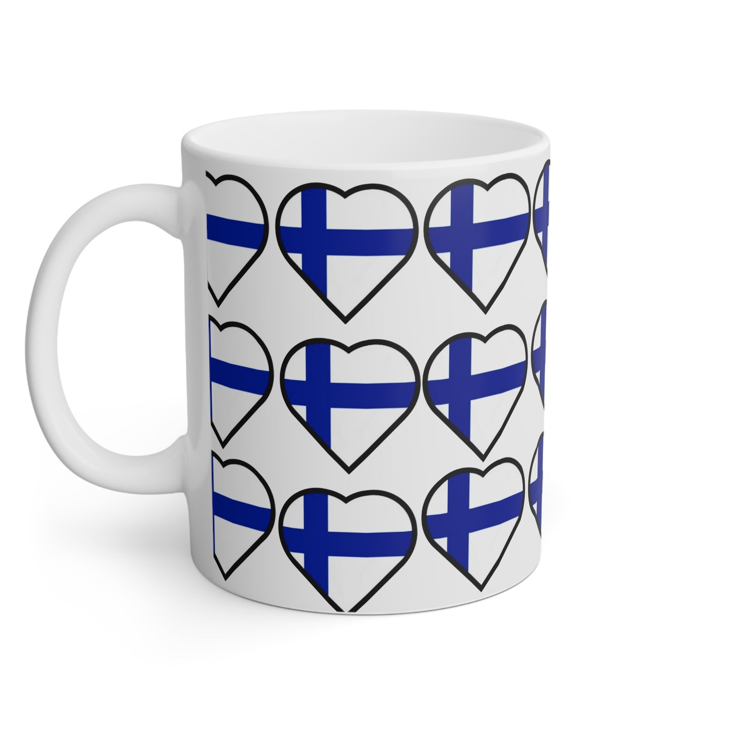 Heart of Finland Mug - 11oz | Pattern Design