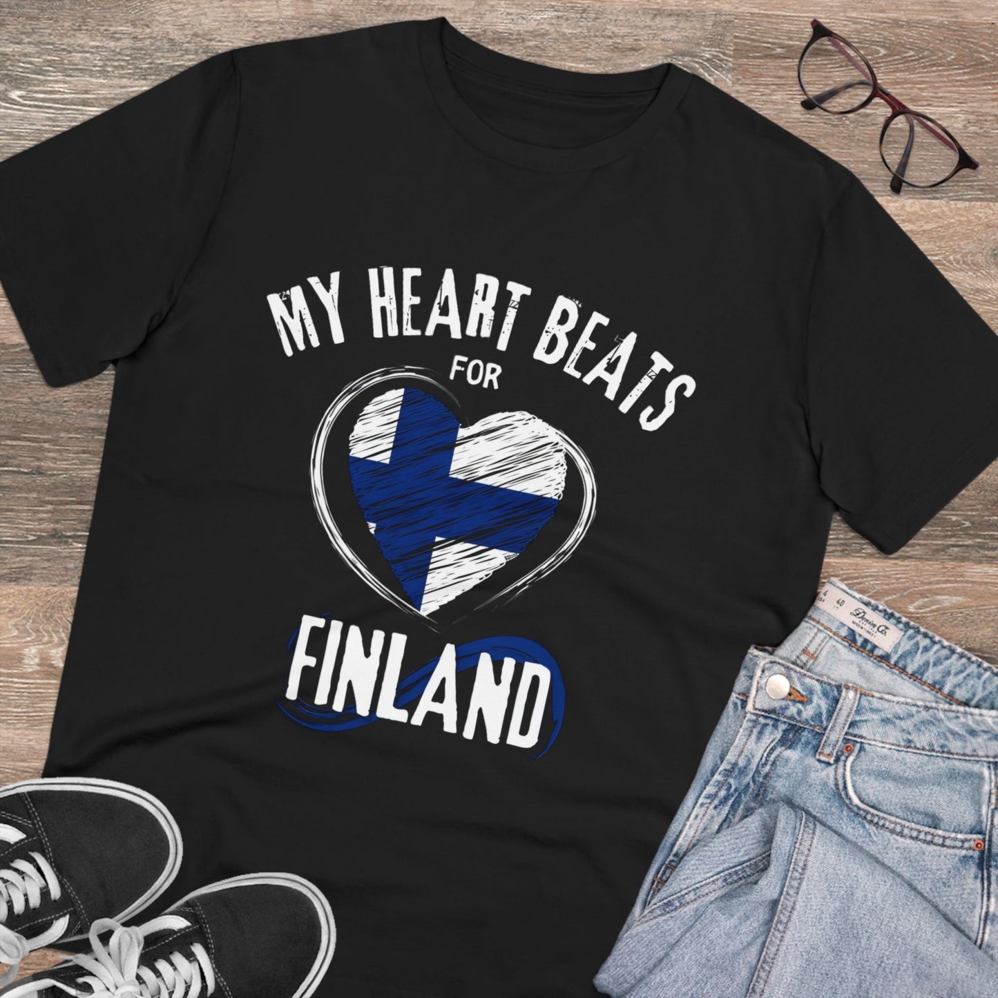 My Heart Beats for Finland Unisex T-shirt