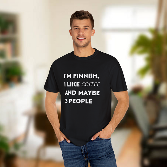 I like Coffee, & maybe 3 People UnisexT-Shirt