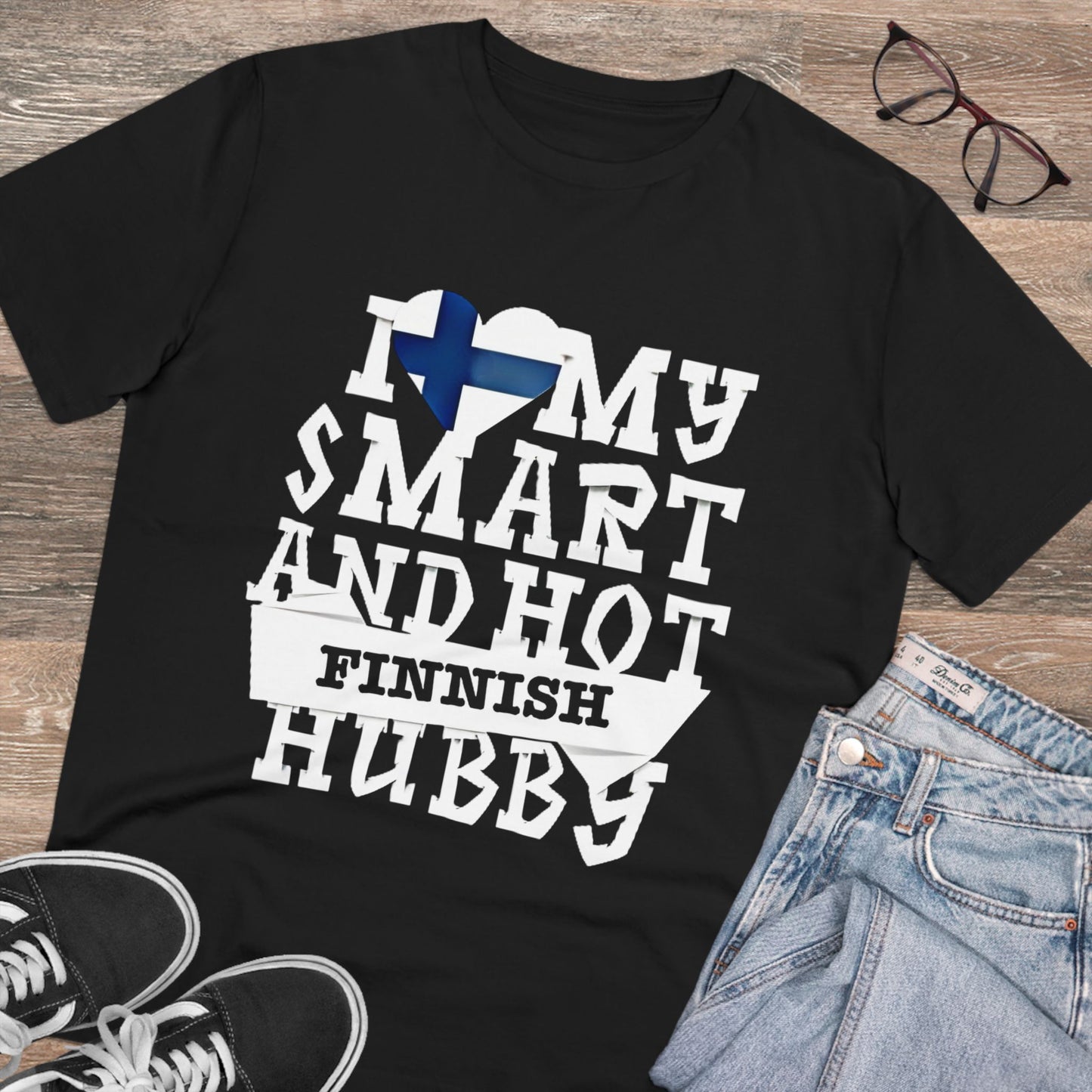 I Love My Smart and Hot Finnish Hubby T-Shirt