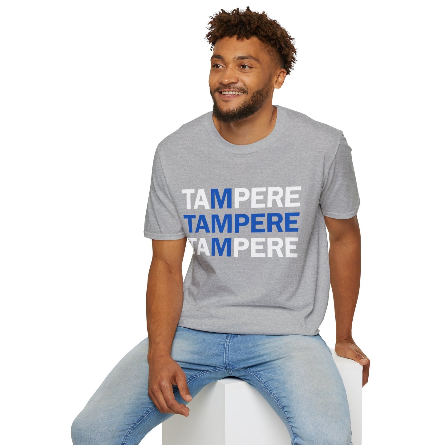 Tampere - Finland flag Unisex T-Shirt