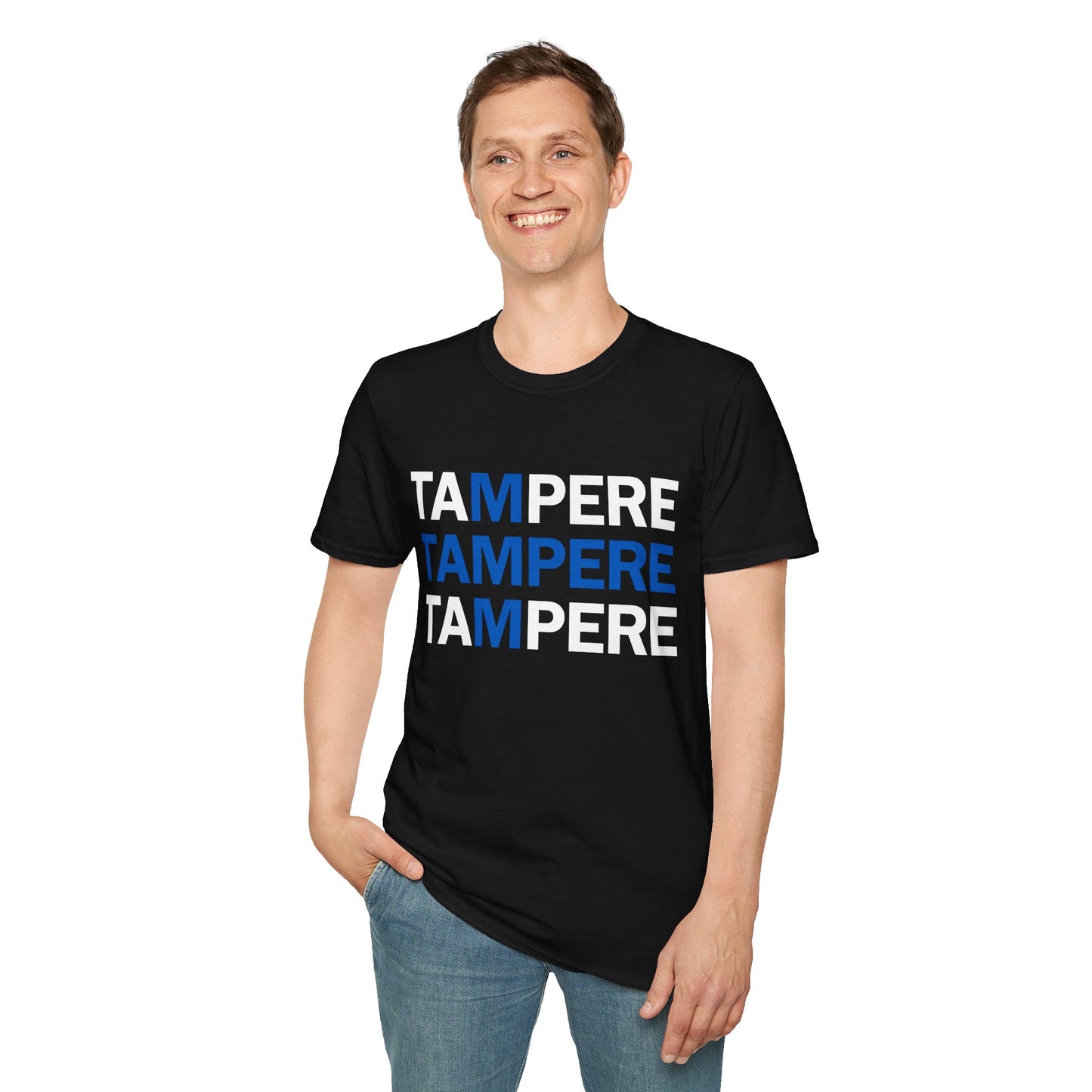 Tampere - Finland flag Unisex T-Shirt