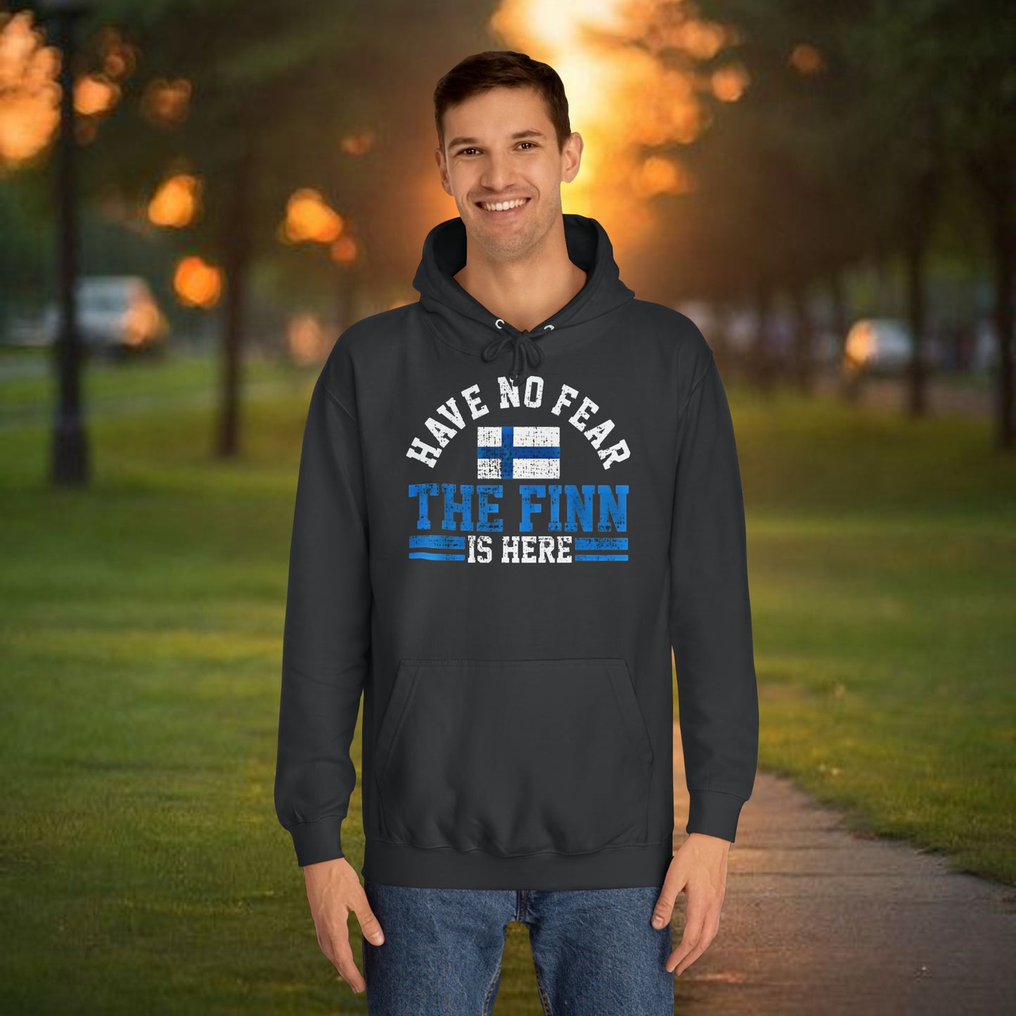 Fearless Finn Unisex College Hoodie