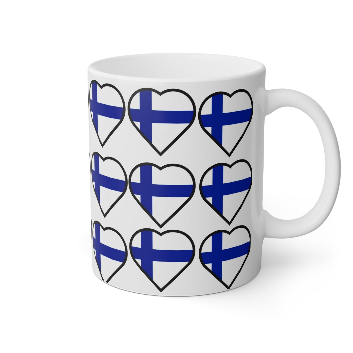 Heart of Finland Mug - 11oz | Pattern Design