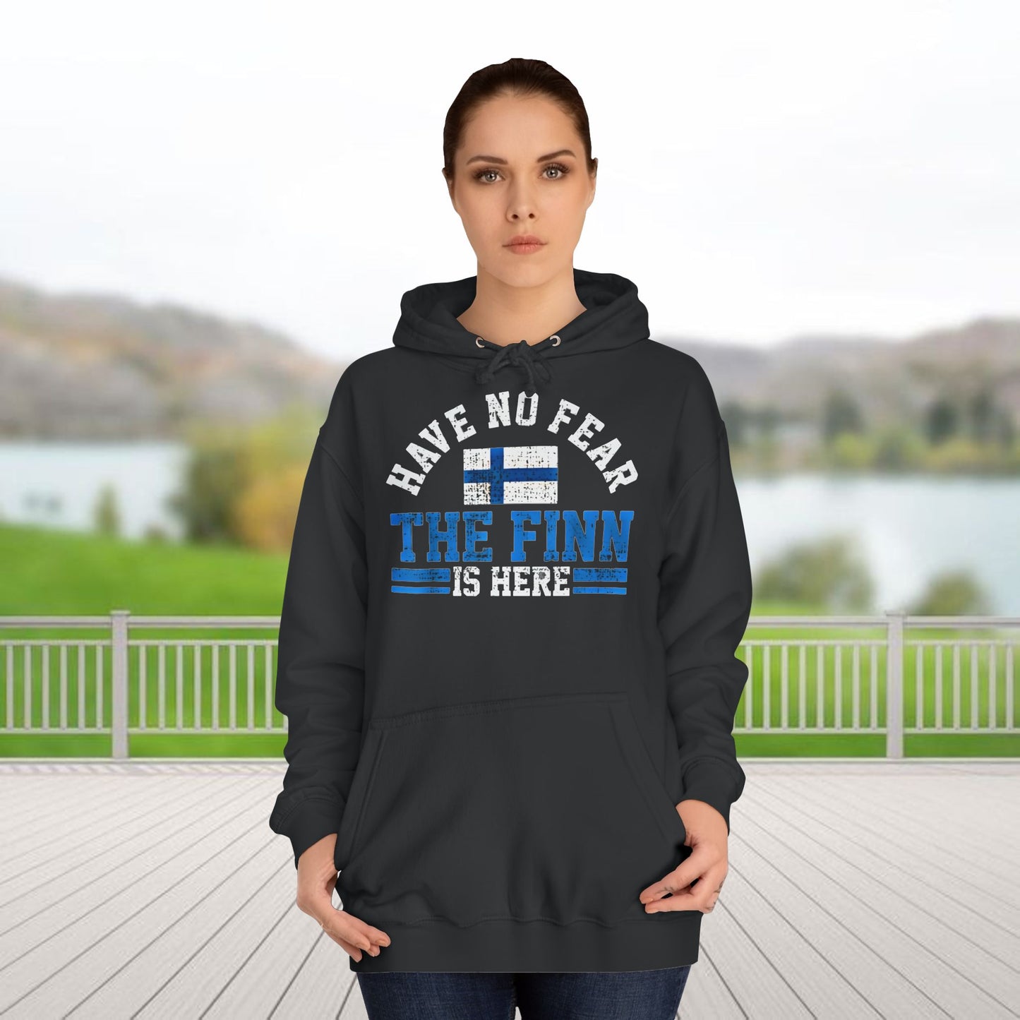 Fearless Finn Unisex College Hoodie